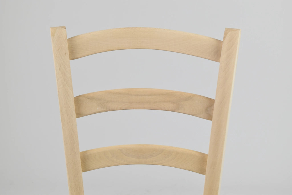 Set 6 sedie Venice Tommychairs, robusta struttura in faggio levigato, non trattato, 100% naturale e seduta in paglia