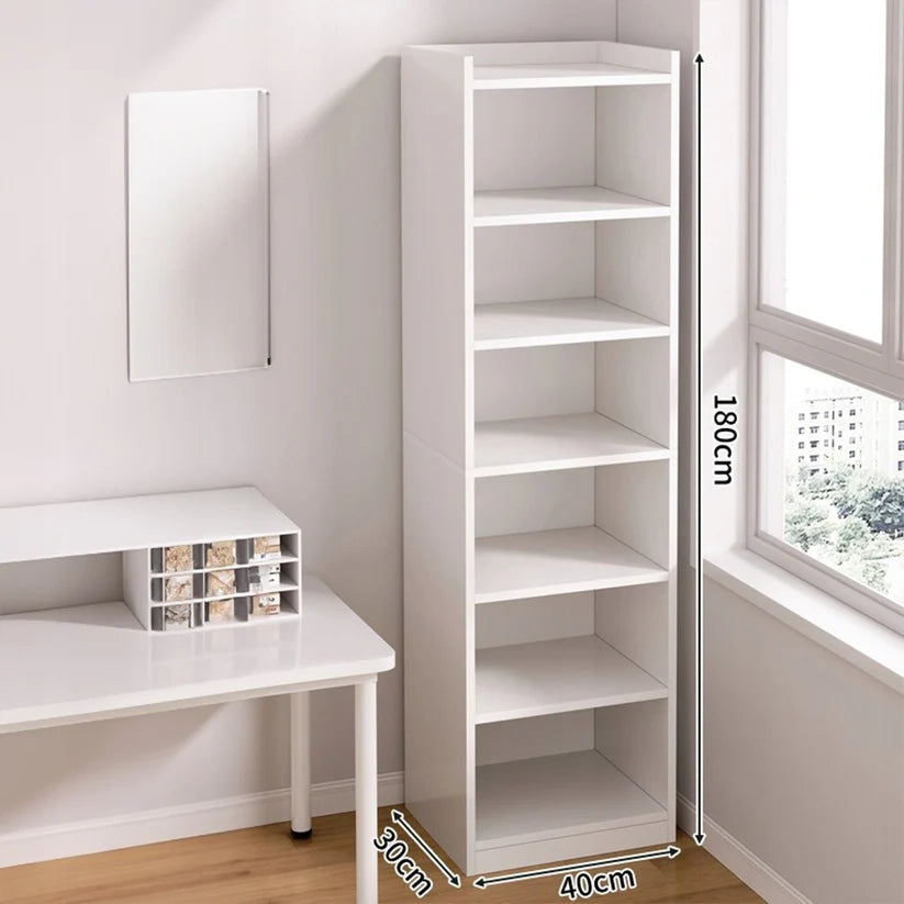 Libreria, bianca 40x30x180 cm