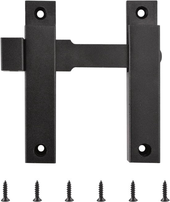 Aluminium Schuifdeur Slot Premium - Nero - Protezione Huisdier - Blocco Porta - Hek Garage Esterno - Sicurezza Duratura