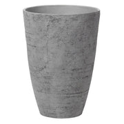 Vaso per piante in pietra di colore grigio 43 x 43 x 60 cm interni esterni giardino terrazzo