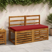 Cuscino per panchina SOEST 100% Poliestere Rosso Vino 949368