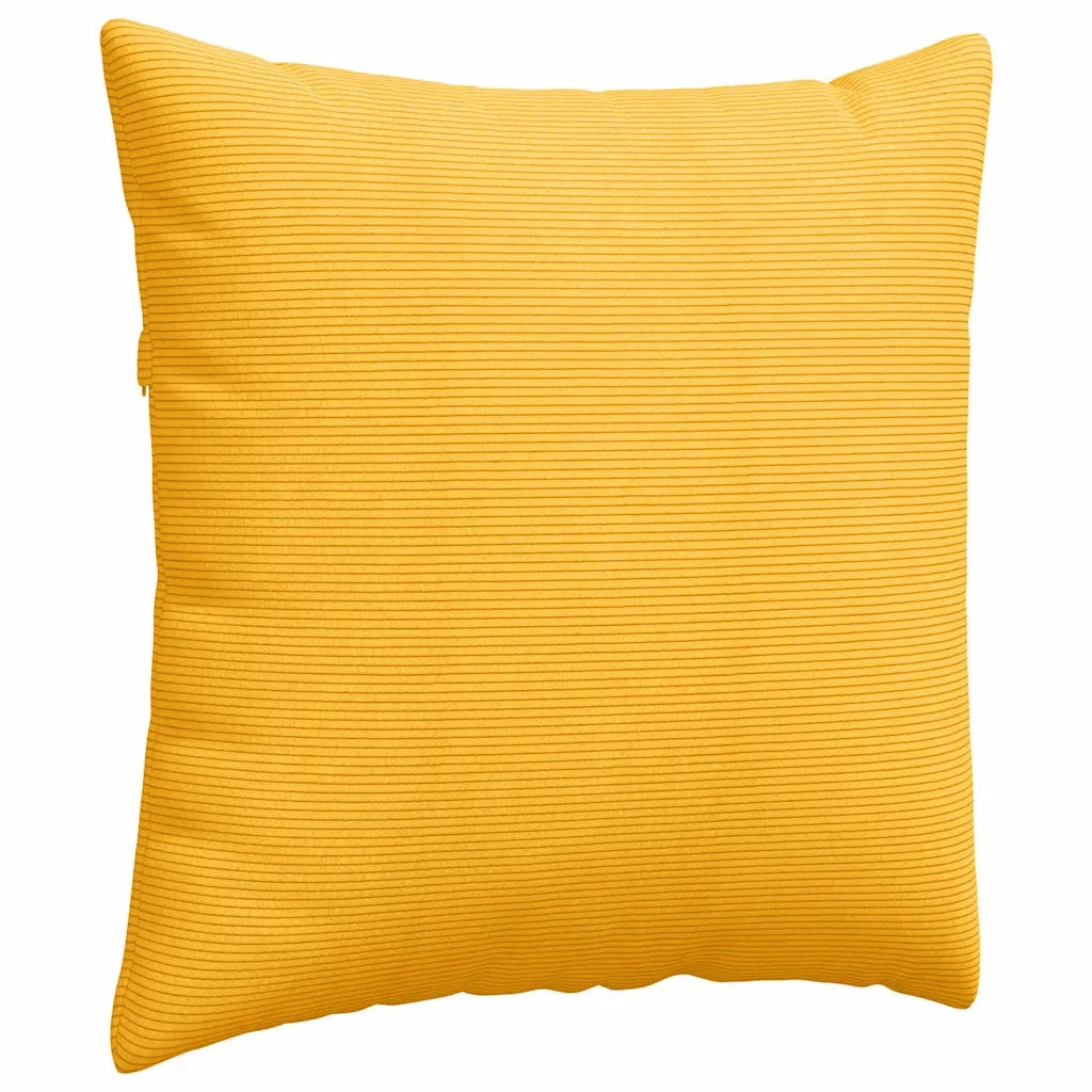 Cuscini da Divano 2 pz | Cuscini per sedie Giallo Chiaro 60 x 60 cm