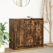 Credenza Rovere Fumo 85x34x76 cm in Legno Multistrato 861629