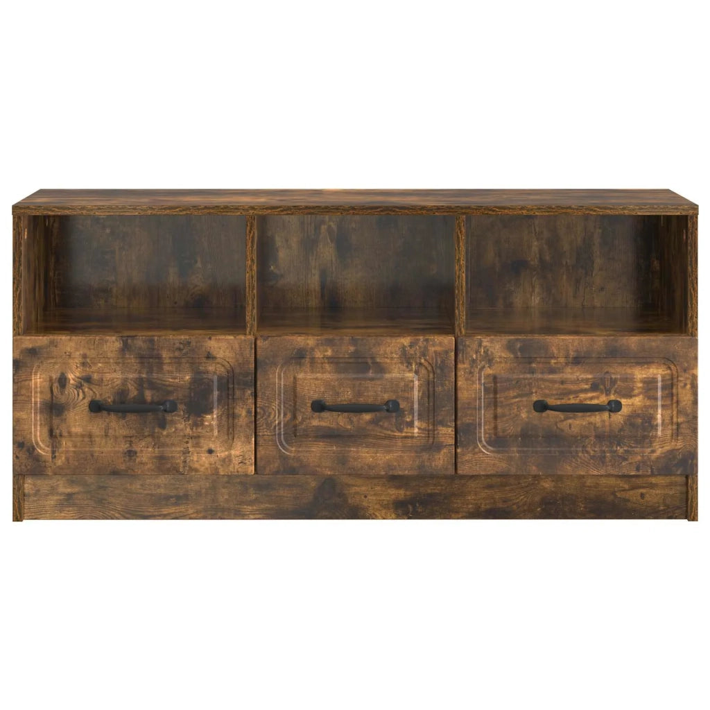 Mobile TV-Credenza per TV Rovere Fumo 102 x 34,5 x 47 cm Legno ingegnerizzato 690534