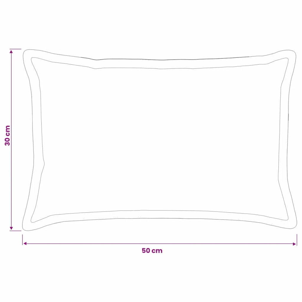 Federa 6 pz HOUTEN Tortora 30 x 50 cm 916318