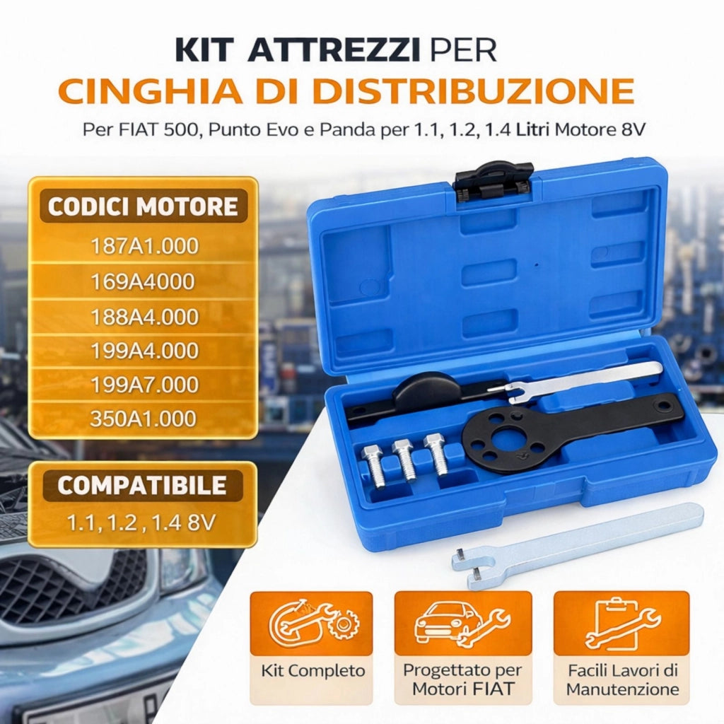 Kit Messa in Fase Motore Fiat Chrysler 1.1 1.2 1.4 8V Punto Evo Panda GS-3395A