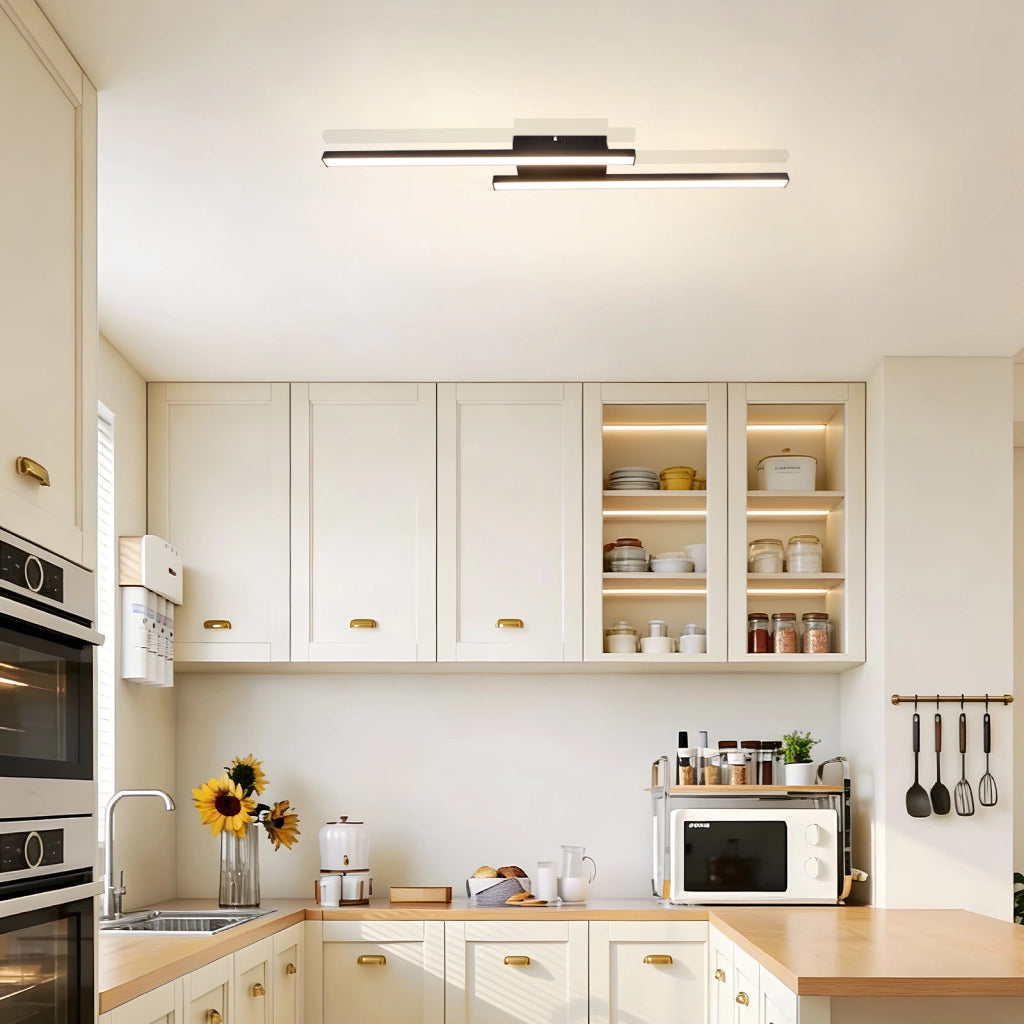 ZMH Lampada da Soffitto LED 12W 4000K Neutrale Moderna 61 5cm per Corridoio Soggiorno Sala da Pranzo