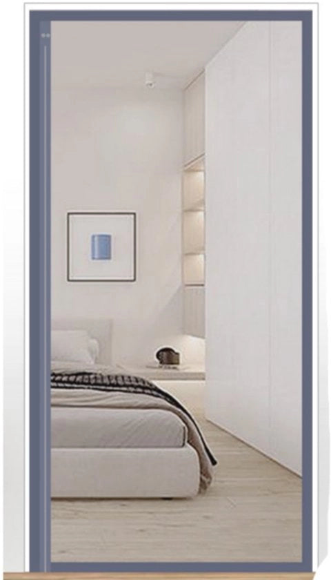 Porta finestra magnetica - 100*200cm - Anti-zanzare - Senza perforazione necessaria - Adatto per porte in legno, metallo, marmo, acciaio inox, piastrelle ceramiche e altre porte - Porta finestra anti-zanzare estivo - Apertura laterale completa