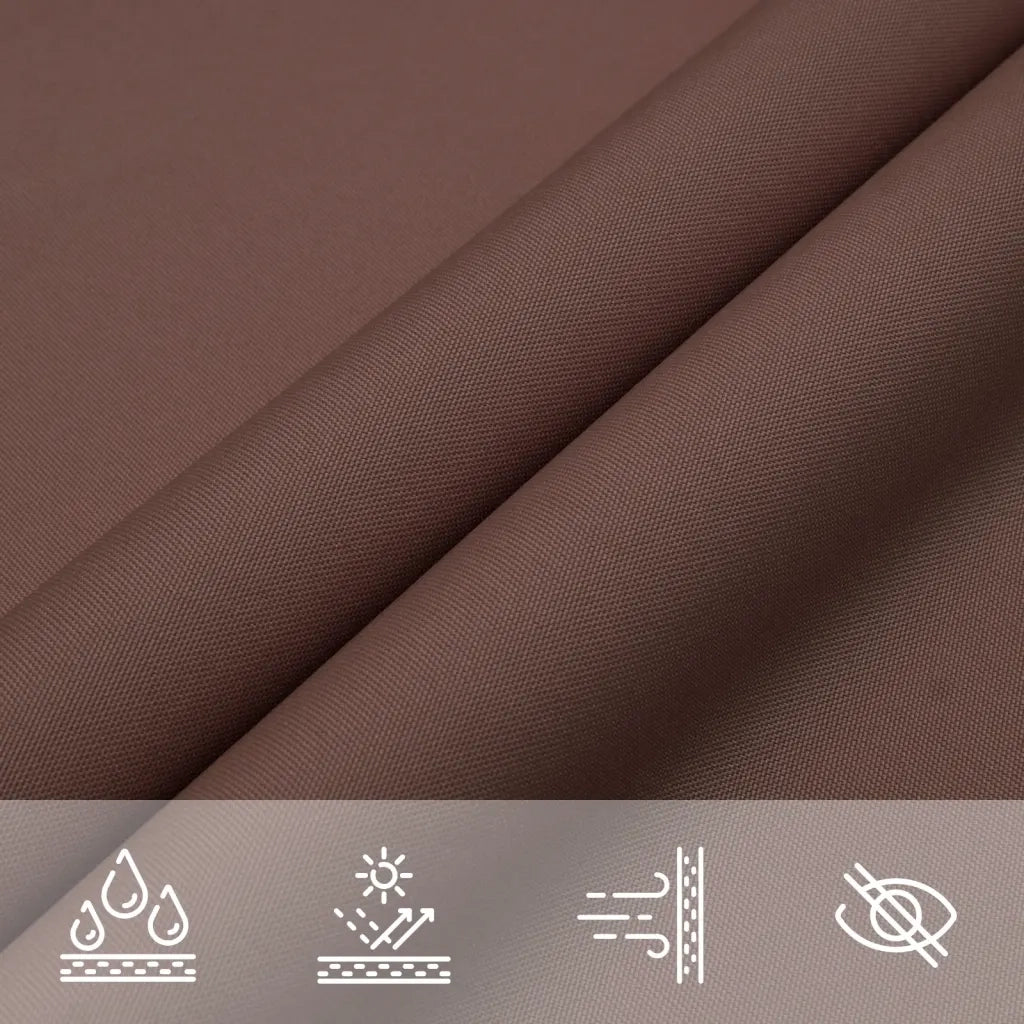 Vela Parasole | Telo Ombra | Vela da ombra in Tela Oxford Quadrata 2x2 m Marrone