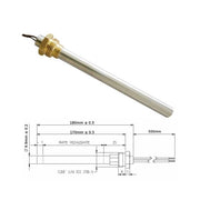 Resistenza Candeletta Stufa a Pellet 3/8 300W 180mm Laminox 170mm battuta - UNIVERSALE