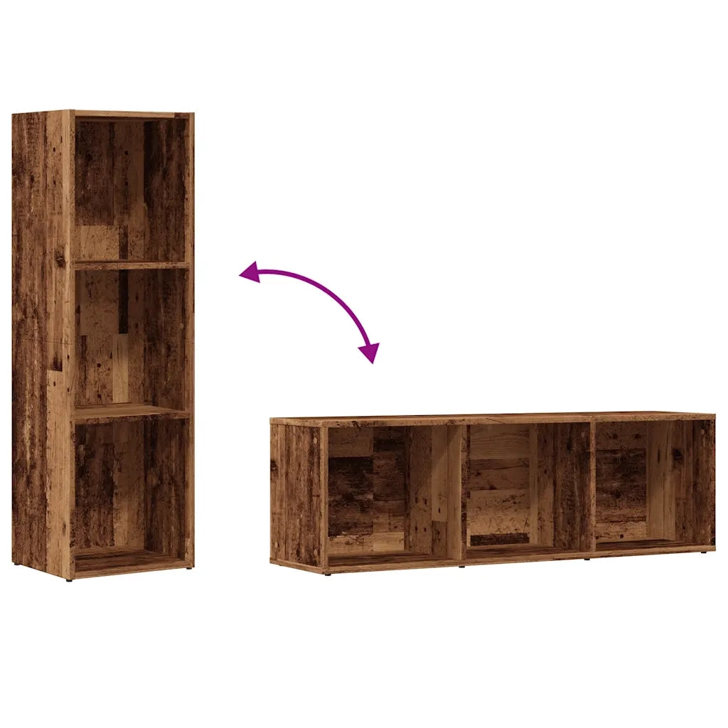 Libreria in Legno Antico 36x30x114 cm in Legno Multistrato 855774