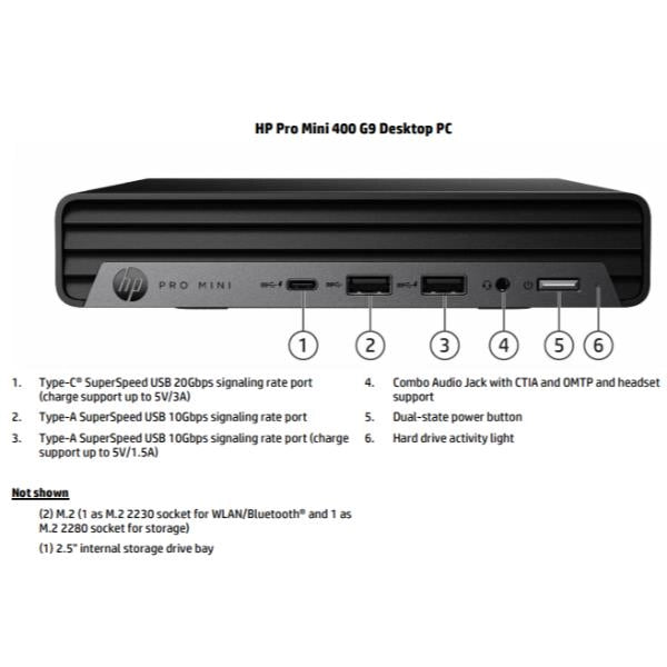 Pro mini 400 g9 i5 16 512 w11p - D5BD8AT#ABZ