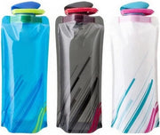 Set di 3 borracce portatili da 700 ml con chiusura a molla – ideale per l'uso fuori casa