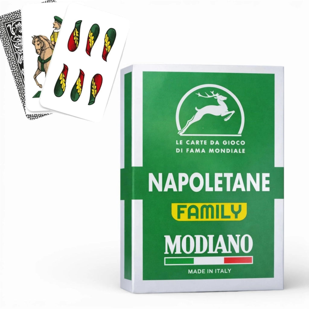 Carte Napoletane da Gioco ModianoCarte Plastificate Scopa Briscola Tresette