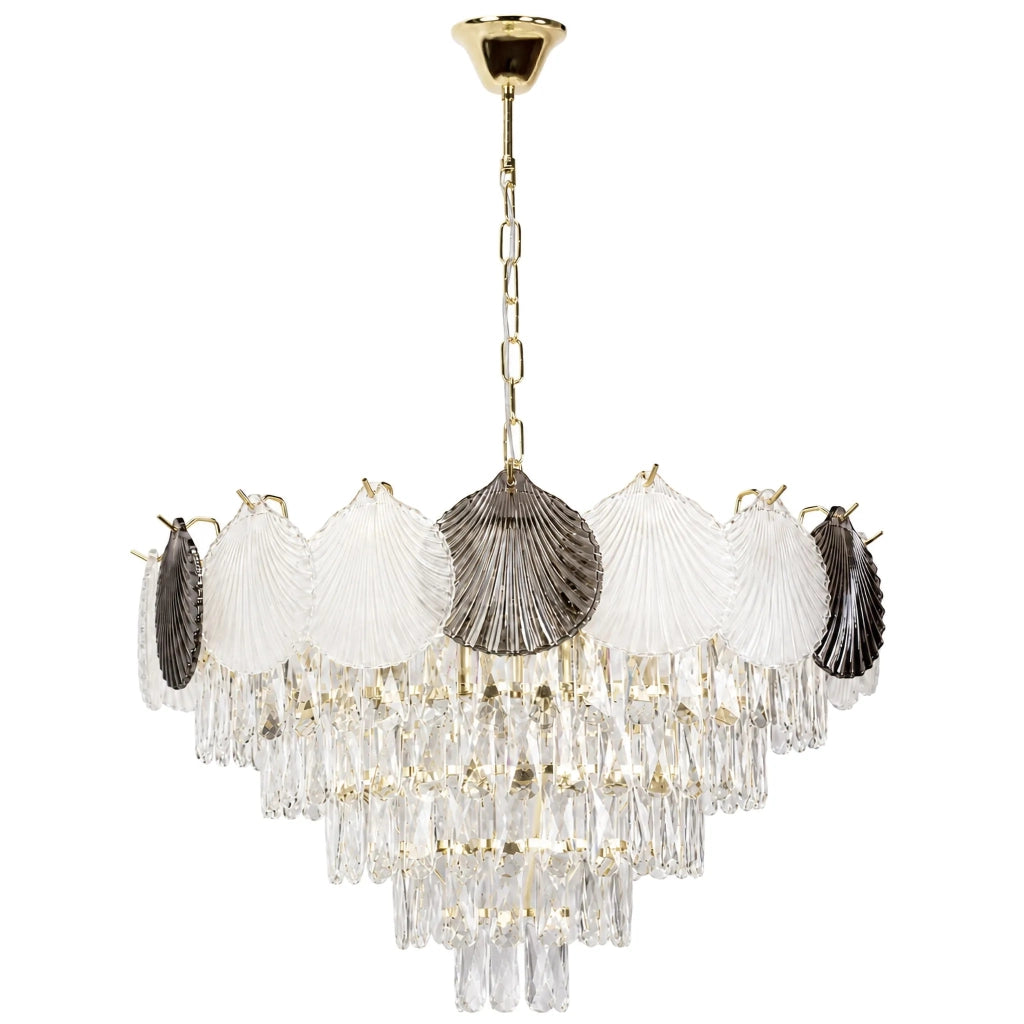 Lampada A Sospensione In Cristallo Swe084-cp 60cm Gold