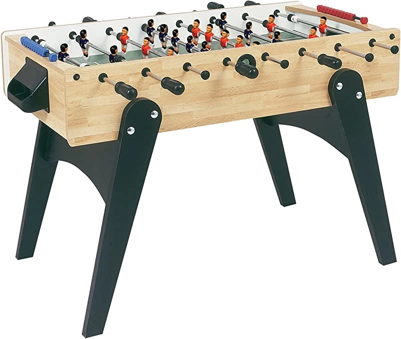 Garlando Calcio Balilla Calcio Balilla F-10 Faggio con Aste Uscenti Marrone