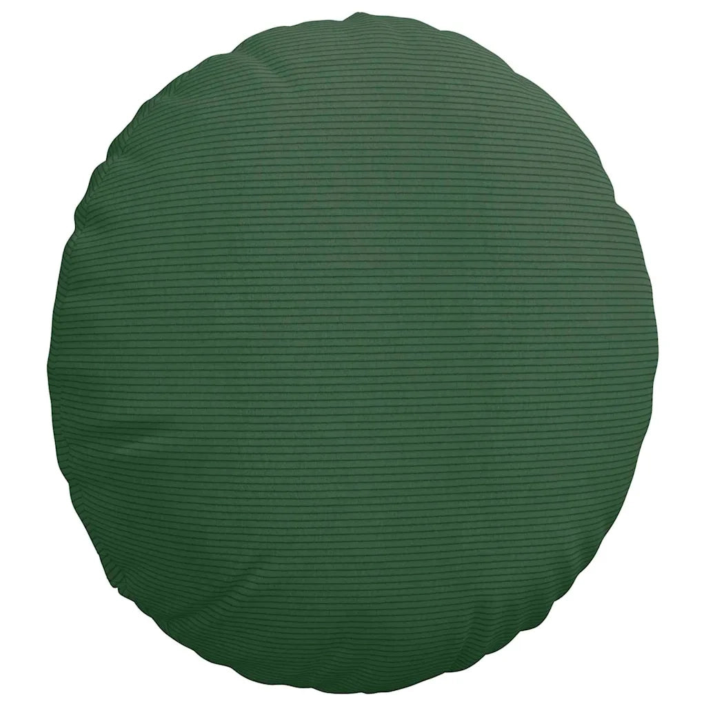 Cuscini per Seduta 2 pcs Verde Scuro Ø50 x 19 cm 42014191