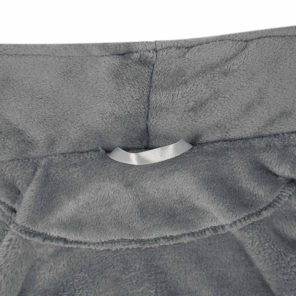 Accappatoio senza Cappuccio Grigio scuro xxxl Flanella 42017278