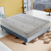 Materasso Singolo 90x200 Alto 25 cm - Aloe Vera – Ortopedico – Alta densità – Onda Massaggiante - Massimo Comfort