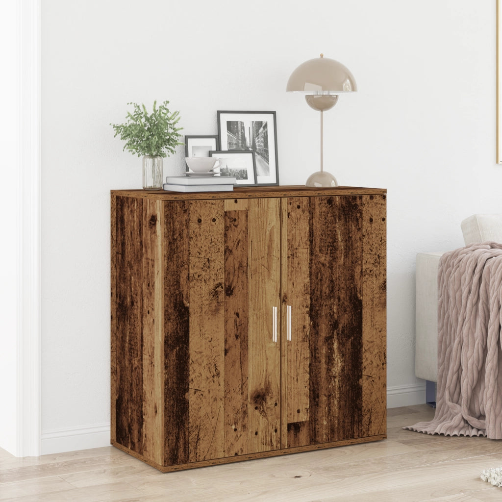 Credenza | Madia | Buffet da pranzo | Armadio da pranzo Legno vecchio 79 x 38 x 80 cm Legno multistrato