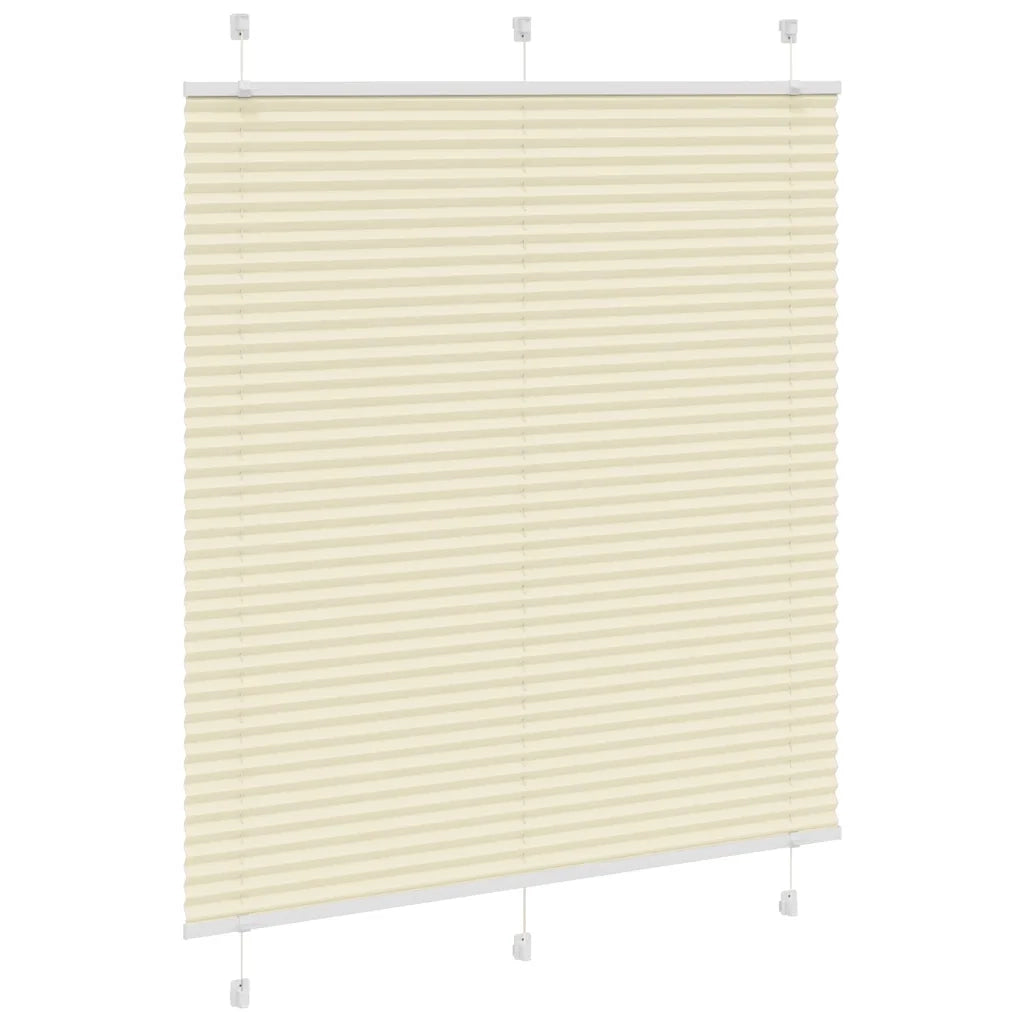 Tenda Plissettata | Tenda pliss¨¨ Crema 115x100 cm Larghezza Tessuto 114,4 cm