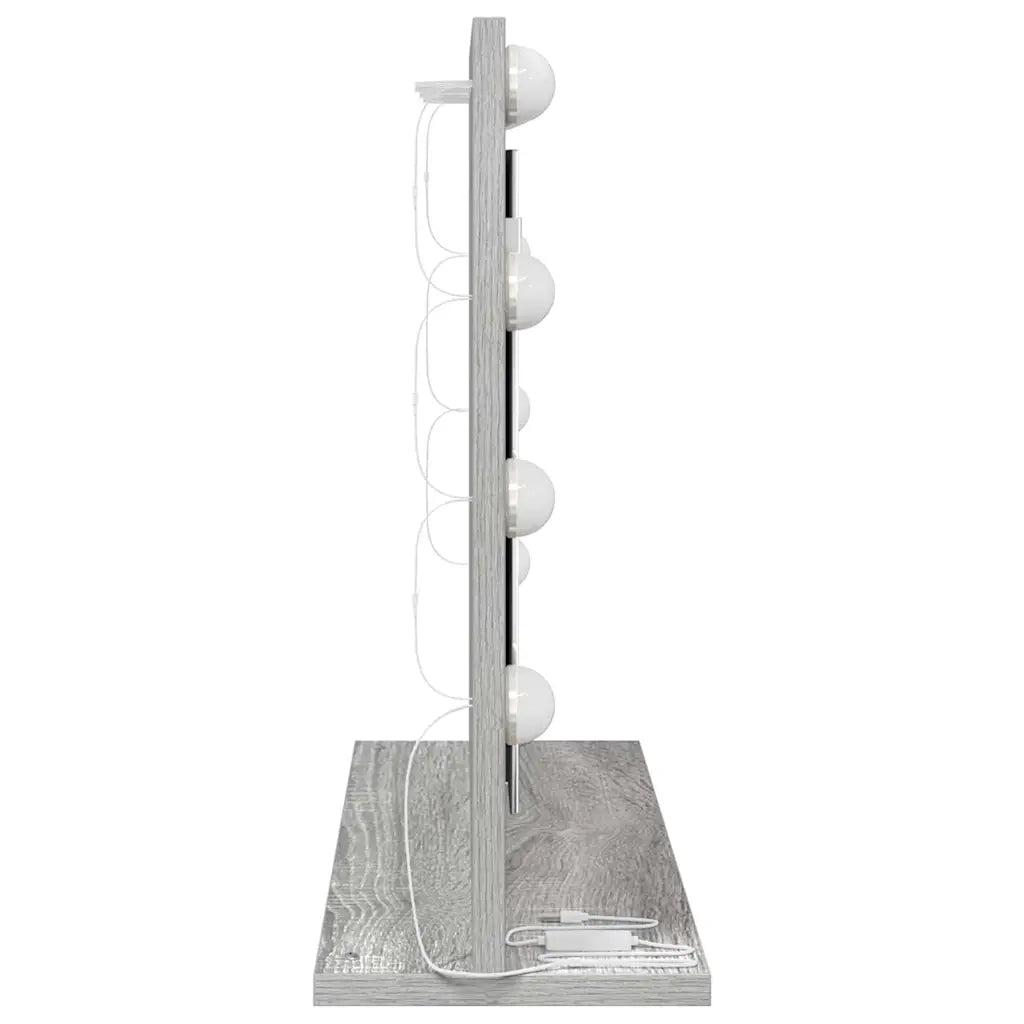 Specchio da Vanit¨¤-Specchio da Trucco Grigio Sonoma 60 x 45 x 18 cm