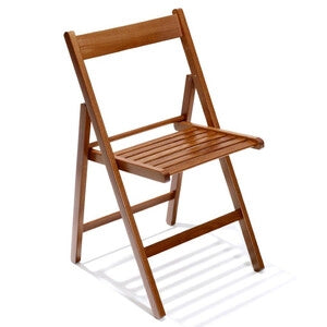 SEDIA PIEGHEVOLE in legno LIBERTY NOCE 4 pezzi
