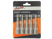 INSERTI A BUSSOLA MAGNETICI PER AVVITATORI SET PEZZI 5- - 65x10 mm - 2 pezzi EXCEL