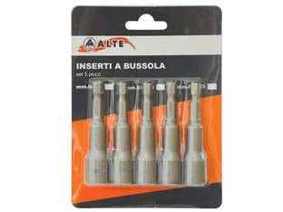 INSERTI A BUSSOLA MAGNETICI PER AVVITATORI SET PEZZI 5- - 65x10 mm - 2 pezzi EXCEL