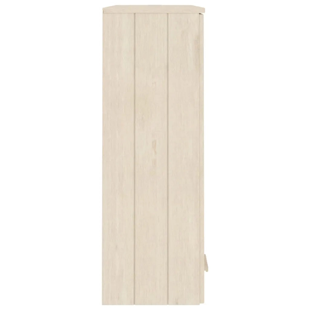 Piano Credenza HAMAR ambra 85x35x100 cm Legno Massello di Pino 340504