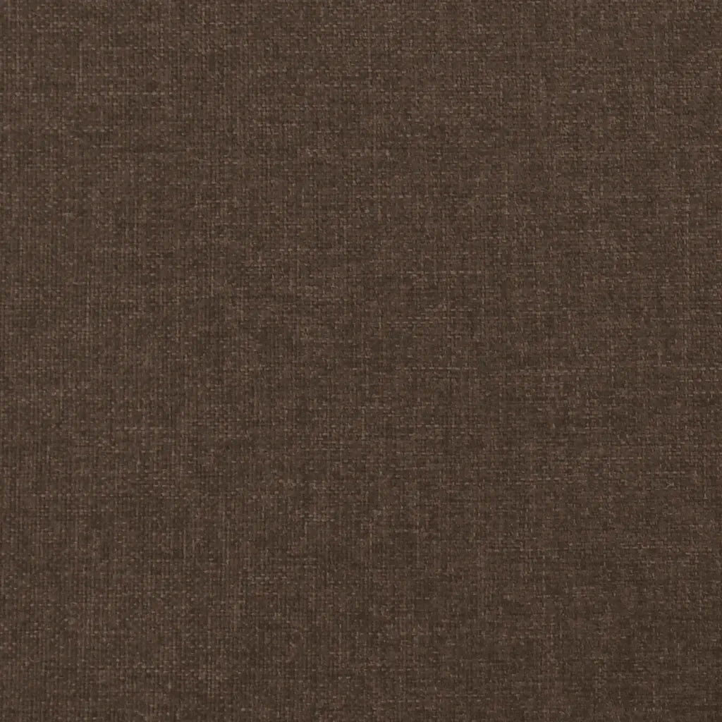 Giroletto a Molle con Materasso Marrone Scuro 120x190cm Tessuto 3269891