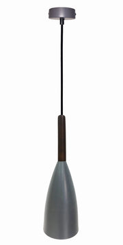 Lampada a sospensione Candellux FLEN grigia E27 90cm