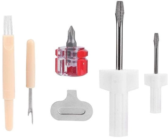 Kit di Manutenzione per Macchina da Cucire con 5 Strumenti Utili per l'Uso Domestico