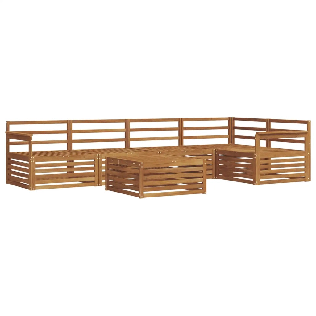 Set di divani da esterno 6 pcs Naturale 3373484