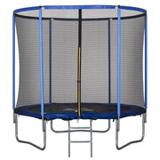Trampolino Elastico da Giardino ¨C zephmum ¨C Blu e Nero, ?244x240cm