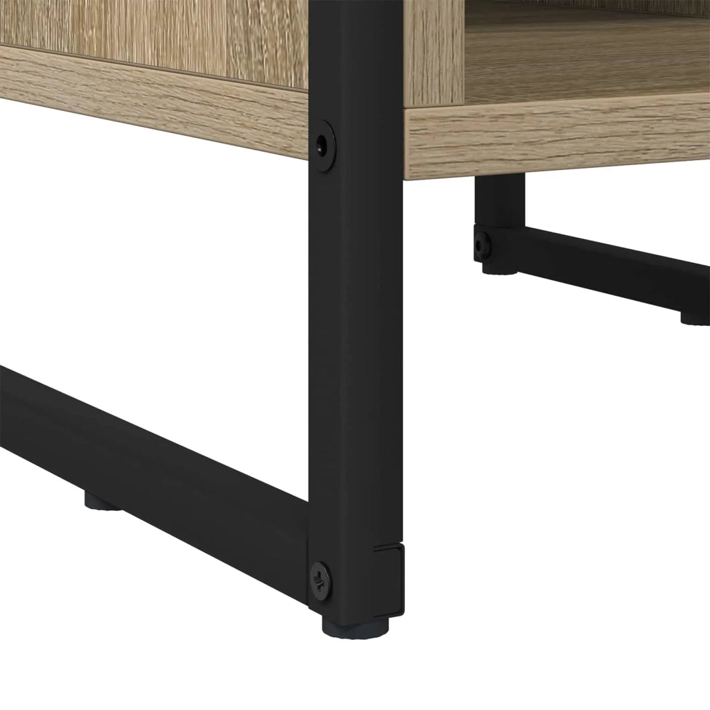 Comodino-Tavolino da notte Sonoma 39.5 x 30 x 50 cm Legno multistrato