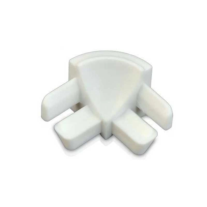 Raccordo per sguscio in plastica bianco : Modello - INTERNO H8MM