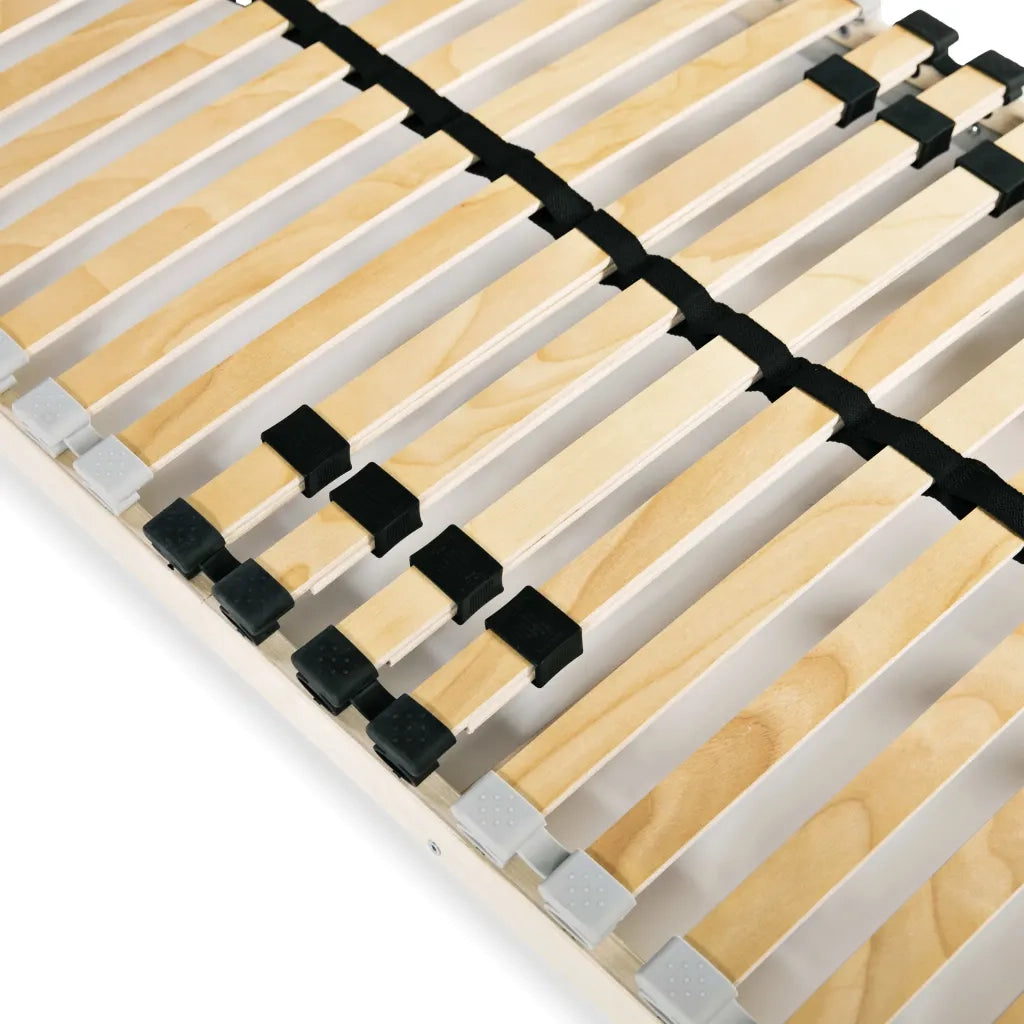 Letto singolo | Letto per adulti | Reti a Doghe 2 pz 7 Zone con 28 Doghe in Legno 70x200 cm