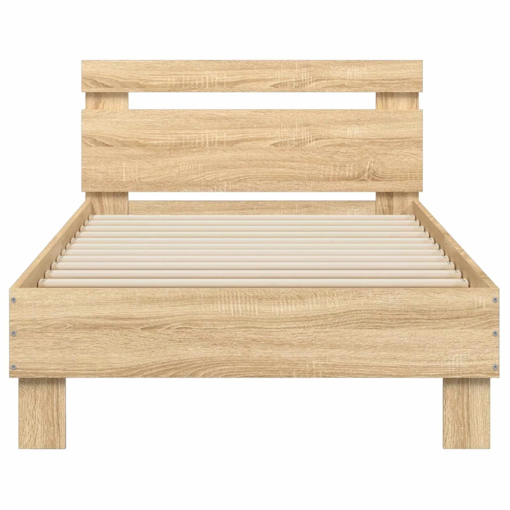 Struttura del letto Rovere Sonoma Legno ingegnerizzato 8009013