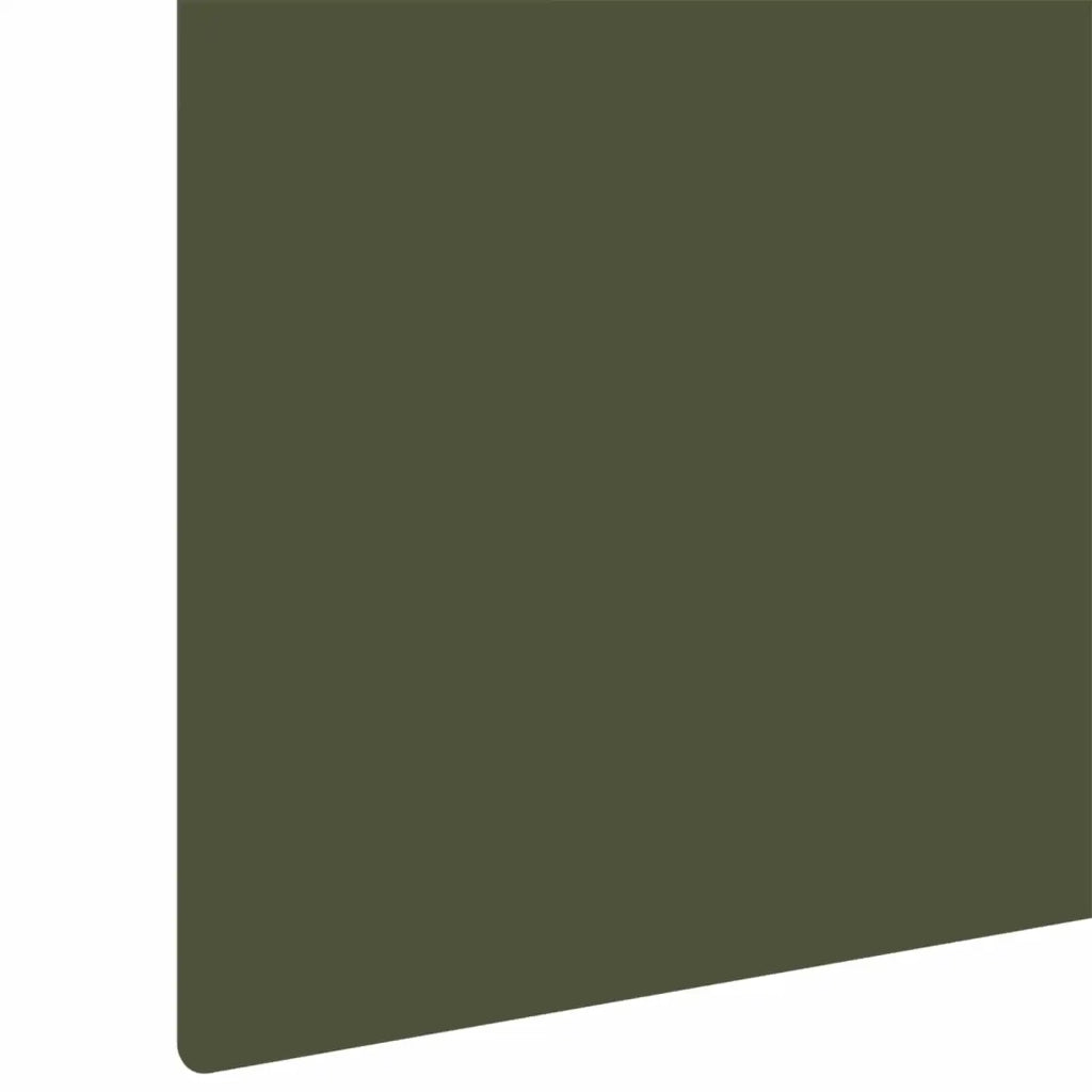 Bordura per Prato 20 pcs 100 x 15 cm Acciaio Verde Oliva 8008822