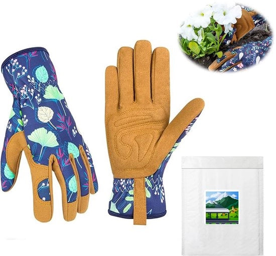 Manicure per giardinaggio per donne - Resistente a spine e tagli, ideale per scavare, piantare e potare - Pelle duratura e respirante - Taglia M
