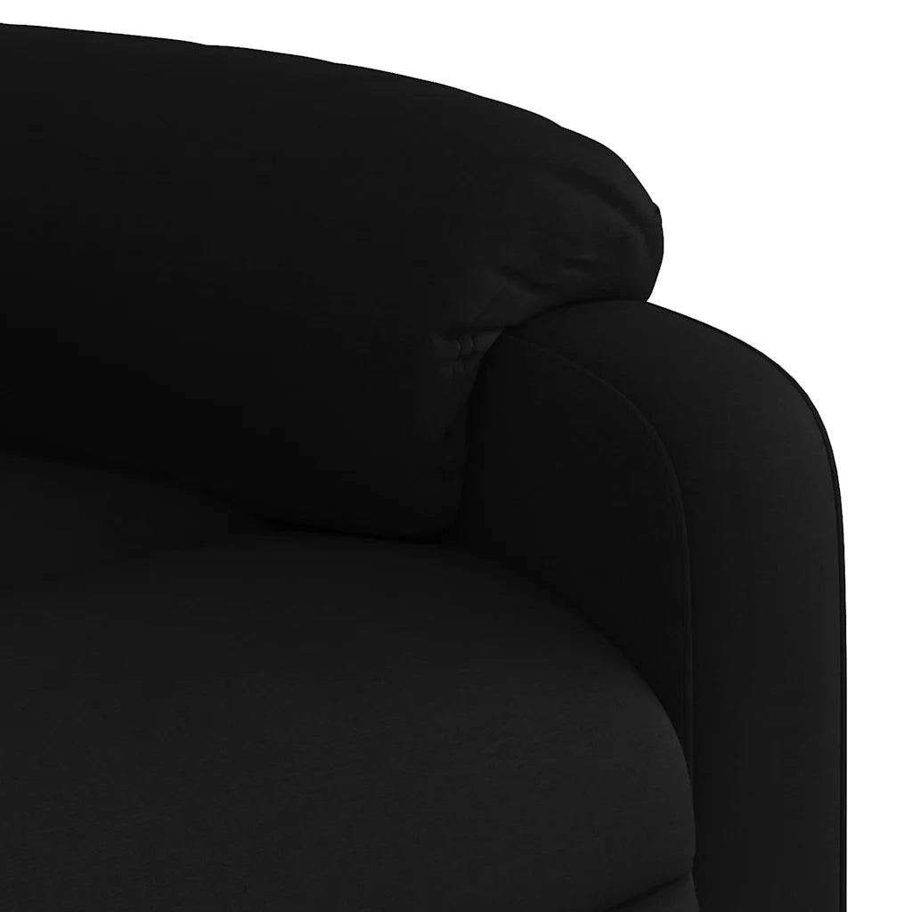 Poltrona reclinabile in tessuto nero 3205682