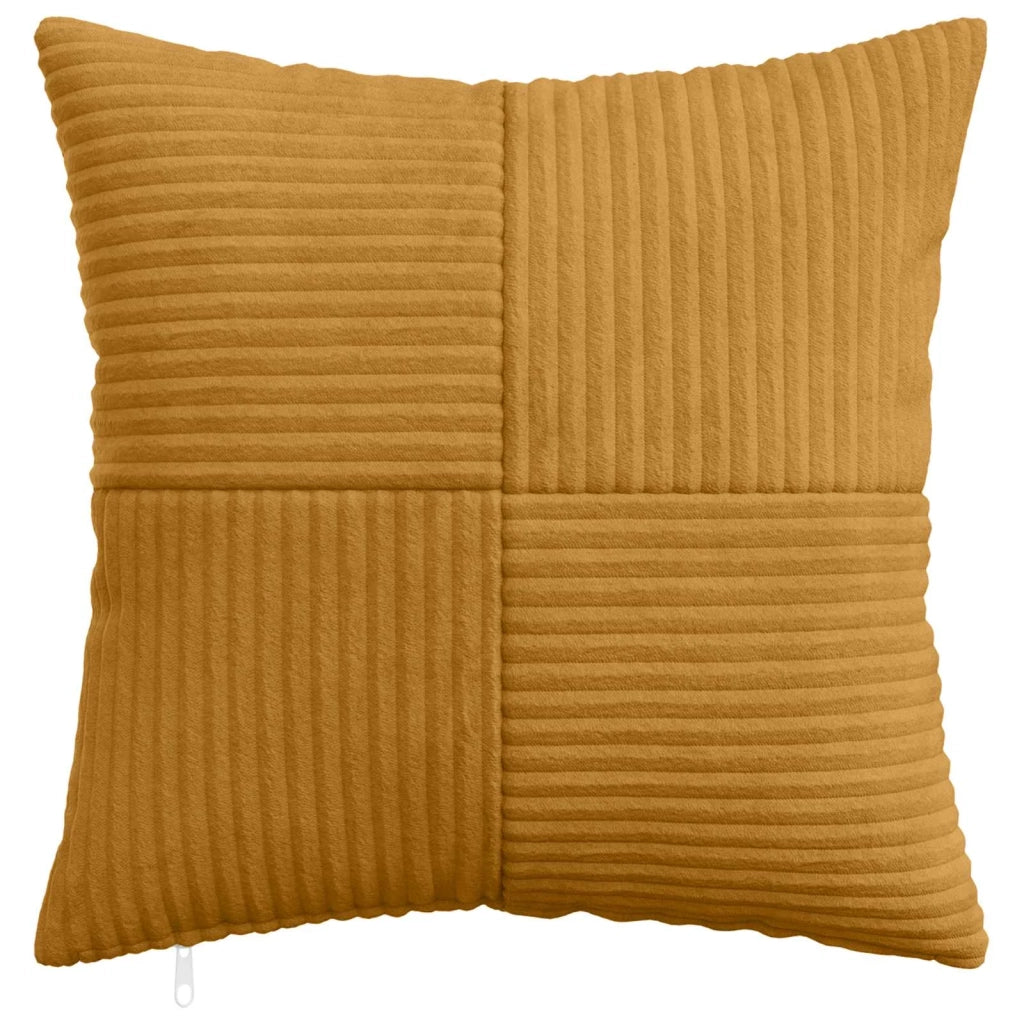 Federa 2 pcs ALMELO Giallo 40 x 40 cm corduroy 914194