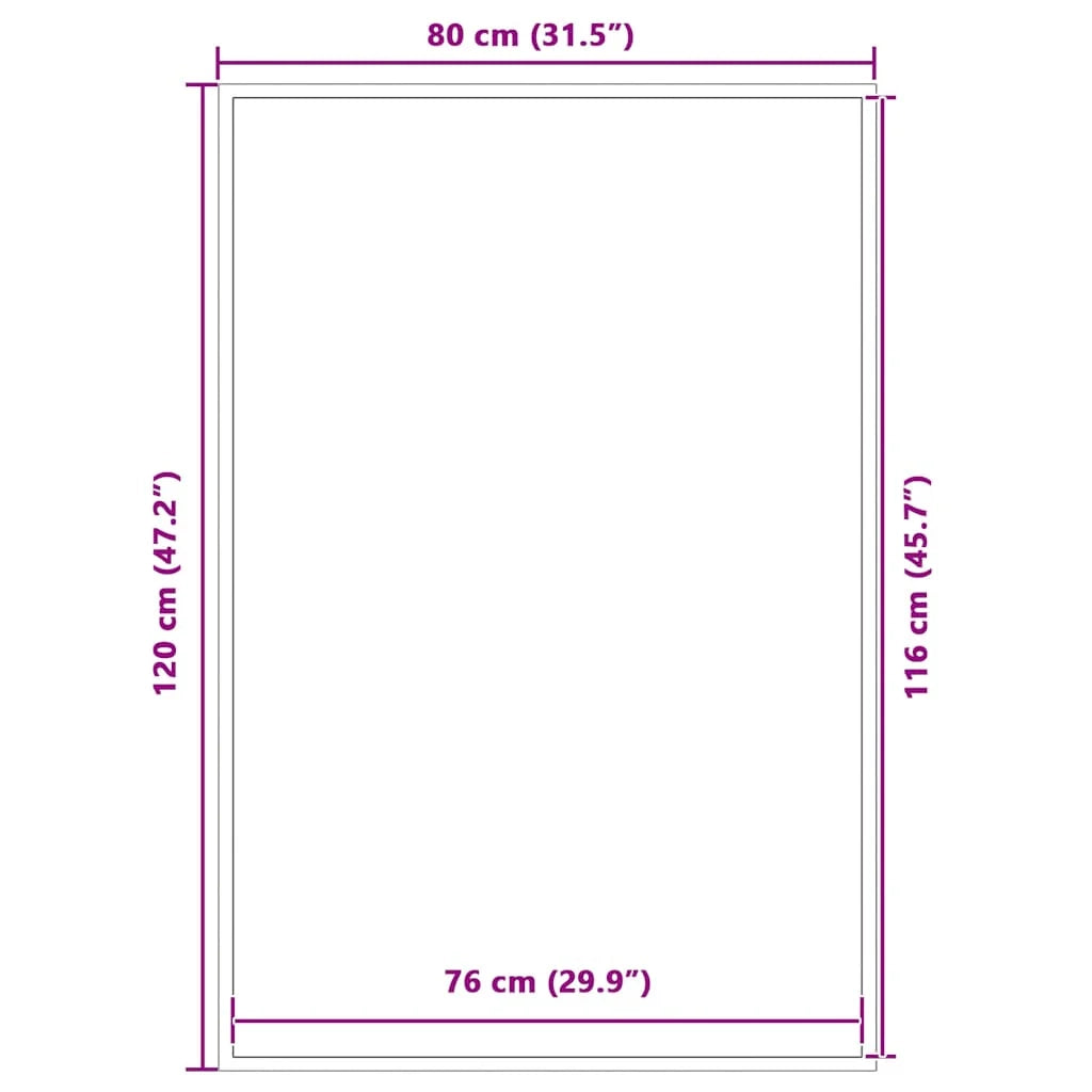 Zerbino flessibile antiscivolo per interni/esterni 80 x 120 cm polipropilene antracite 02_0058097