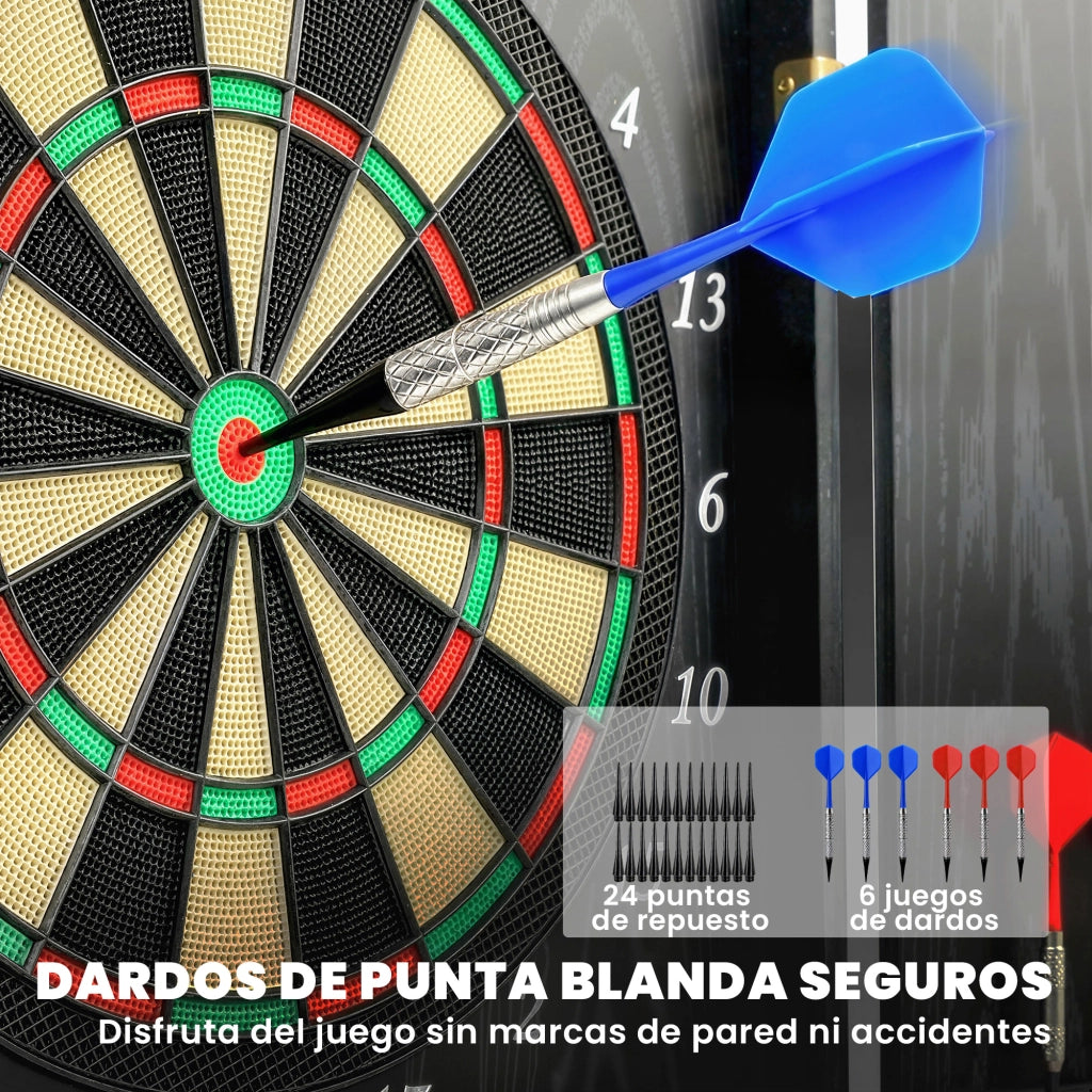 Bersaglio elettronico con dardi e punte ¨C Minimal ¨C 2 schermi LED