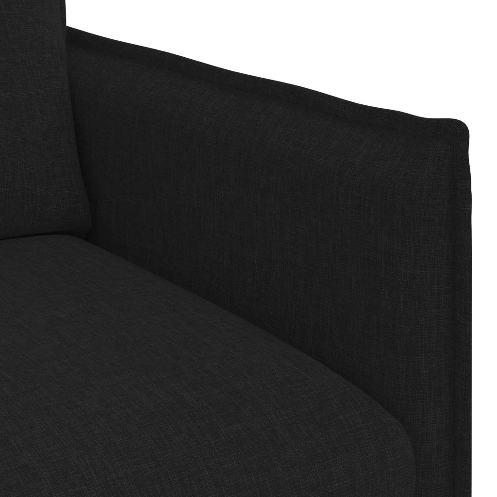 Divano Nero 75 x 82 x 85 cm Tessuto 42024506