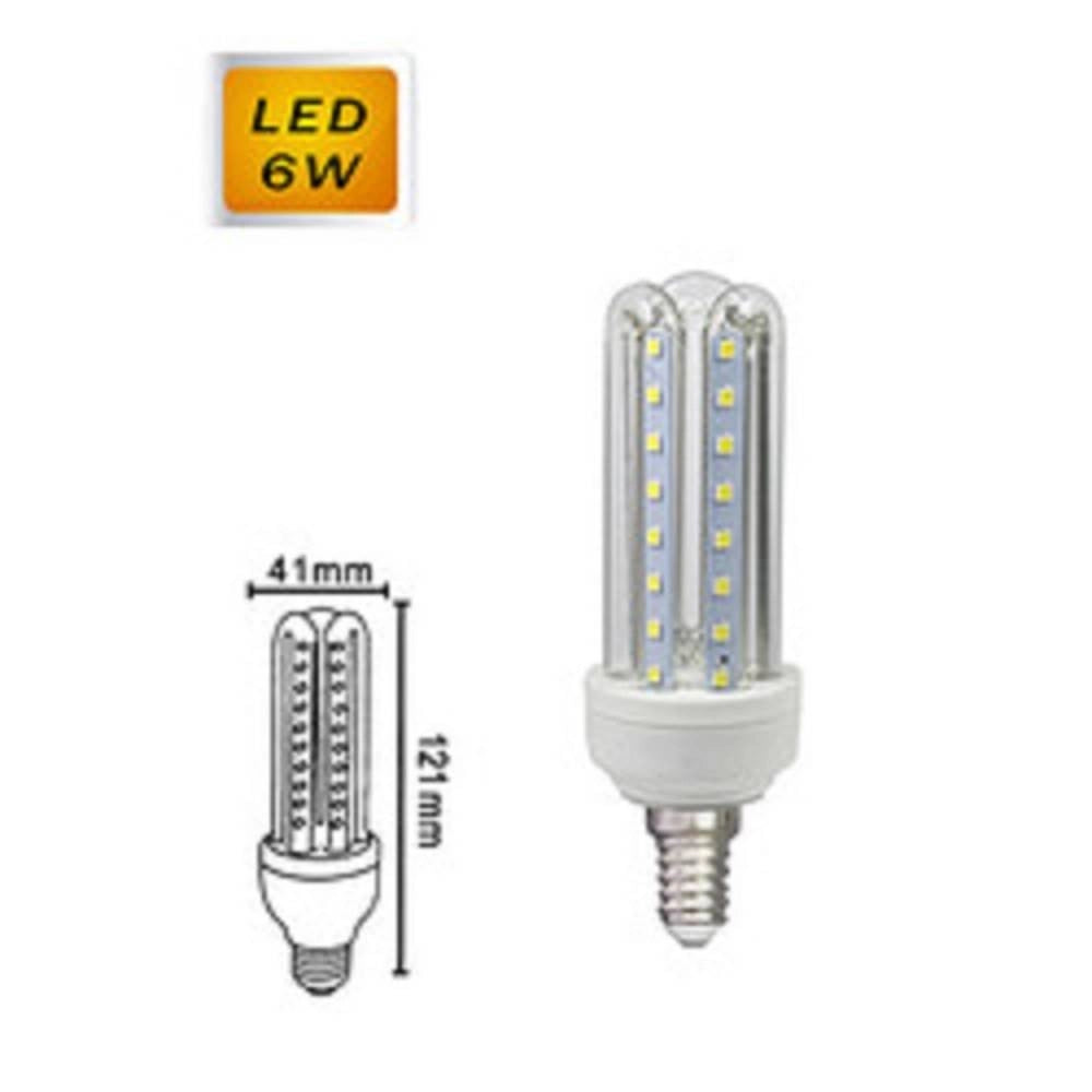 Trade Shop - Lampadina Led 3u E14 6w Luce Fredda 6500k Naturale 4000k Calda 3000k 36d 3u01t - -bianco Naturale      -