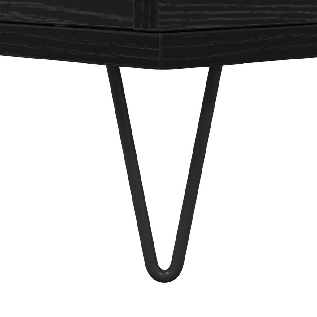 Credenza | Madia | Buffet da pranzo | Armadio da pranzo Rovere Nero 60 x 35 x 70 cm