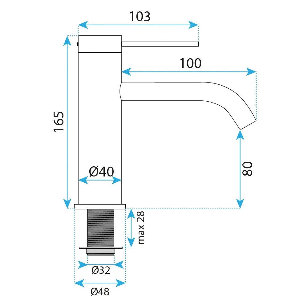 Rubinetto Da Bagno Rea Rivo Titan