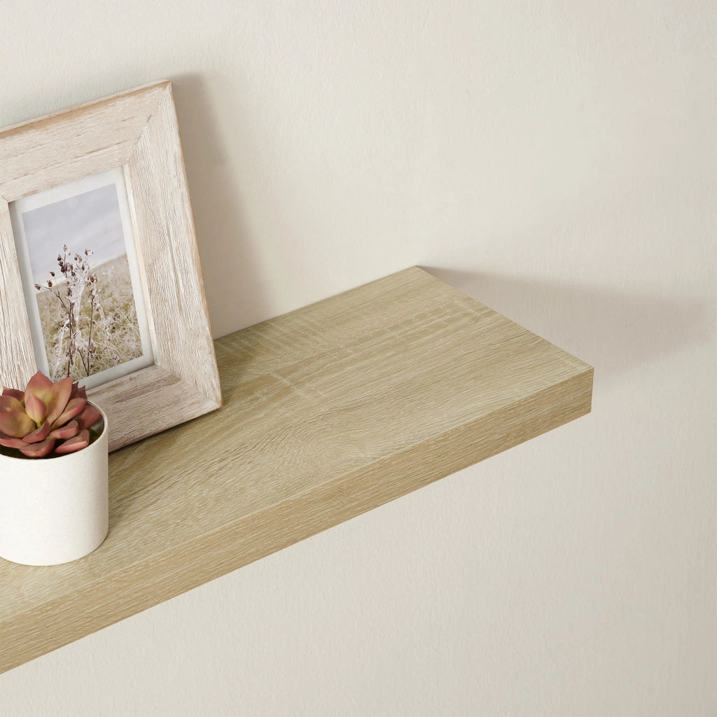 Mensola da parete Valora 60 cm - Design galleggiante in rovere Sonoma